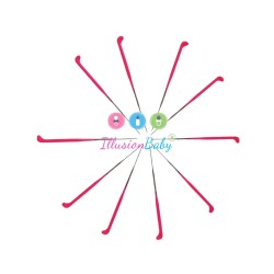 10 Agulhas Rosa para Enraizamento ALTA QUALIDADE