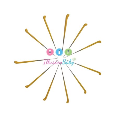 10UD Agujas Amarillas para Rooting HIGH QUALITY