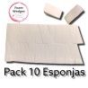 Sponges 10ud (DO NOT SWELL) without latex soft