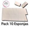 Sponges 10ud (DO NOT SWELL) without latex soft