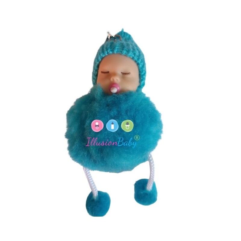 Llaveros de colores bebé