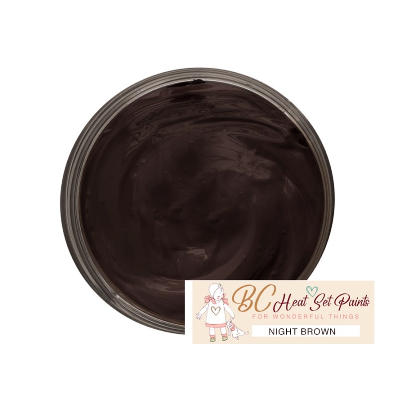 NIGHT BROWN BC Heat Set Paint