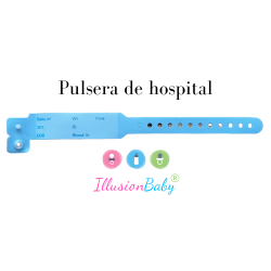 Blue hospital bracelet 1UD