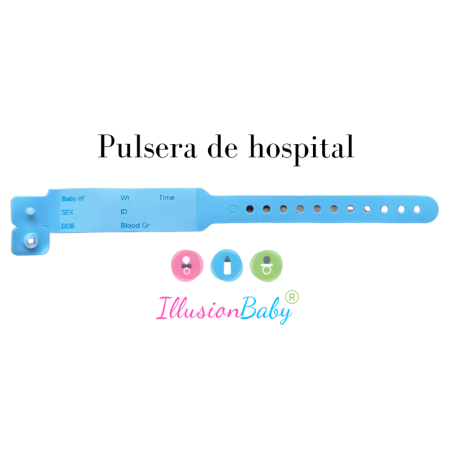 Pulseira hospitalar azul 1UD