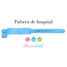 Pulsera de hospital Azul 1UD