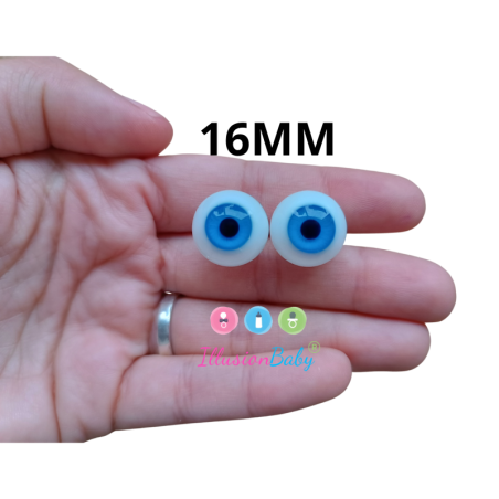 German ball glass eyes 16mm