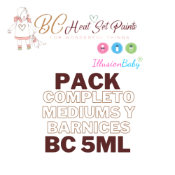 Pack completo de mediums y barnices BC 5ml