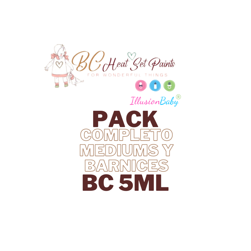 Pack completo de mediums y barnices BC 5ml