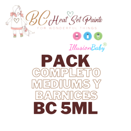 Complete pack of mediums and varnishes BC 5ml