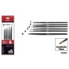 SHORT PROFESSIONAL SYNTHETIC BRUSH 6 Units