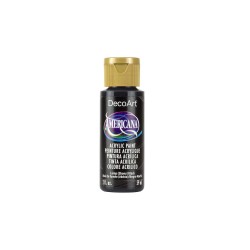 Acrílico Negro Marfíl - BLACK Acabado Mate de DecoArt Americana 59ML DA067