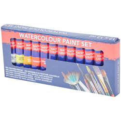 Set de 12 pinturas acrílicas base al agua