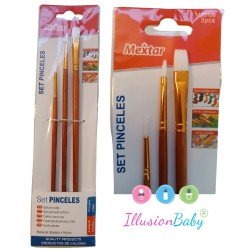 Set de 3 pinceles M23109