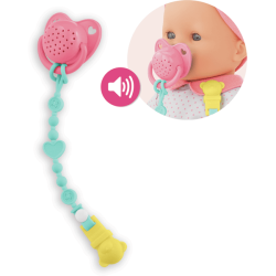 Chupete y chupetero con sonido de muñeco