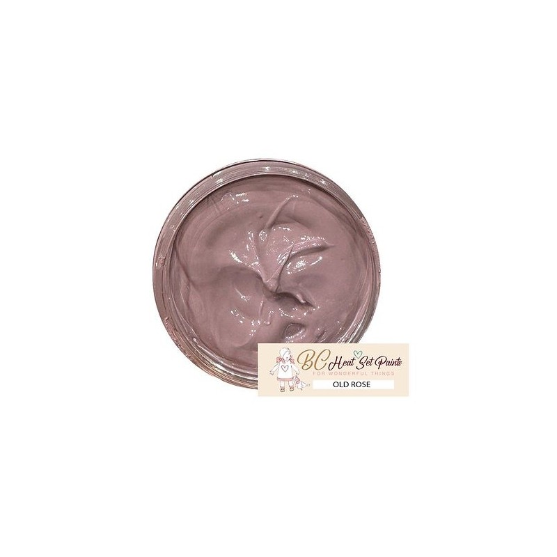 OLD ROSE BC Heat Set Paint Pintura horneable que se adhiere con calor