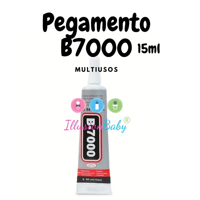 Cola B7000 15ml - Multiuso e Flexível, Ideal para Imãs