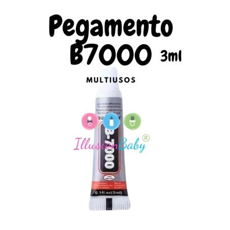 Cola B7000 3ml - Multiuso e Flexível, Ideal para Imãs