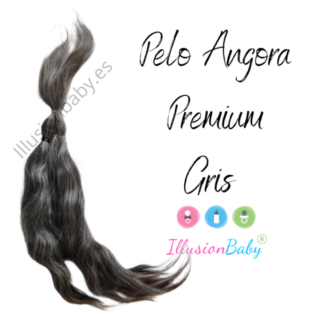 Mohair Angora Premium: Cinza