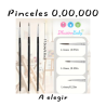 0,00.000 pincéis para escolher
