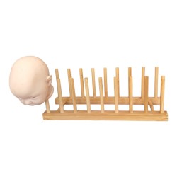 Soporte de madera para piezas