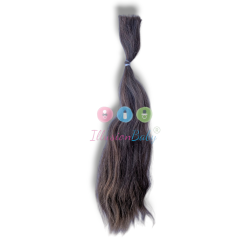 Mohair de Angora Castaño Chocolate IllusionBaby