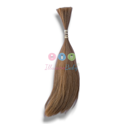 Pelo natural castaño claro