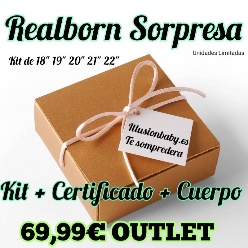 REALBORN SORPRESA + CERTIFICADO + CUERPO