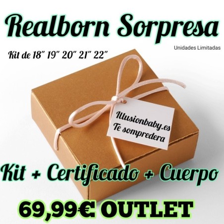 REALBORN SORPRESA + CERTIFICADO + CUERPO