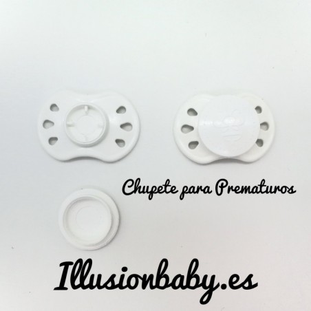 Immature pacifier for premature white
