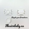 Chupeta imatura para prematuro branco