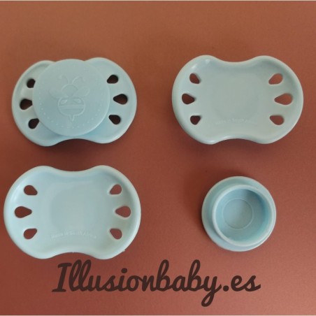 Chupete imantado para prematuro azul