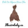 Alpaca Pink Chocolate Cha Hair for Reborn