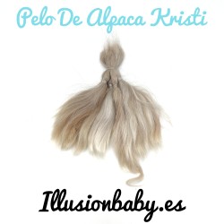Alpaca Kristi cabelo castanho-loiro para renascer