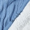 Blue baby blanket