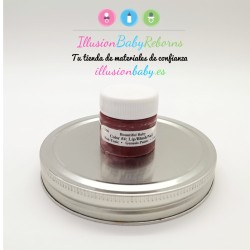 Pote com restos de tintas pré-misturadas