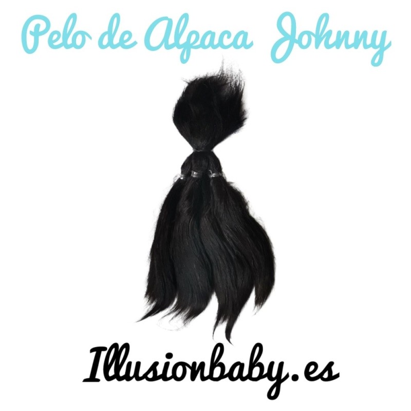 Alpaca Hair Johnny Black for Reborn kit