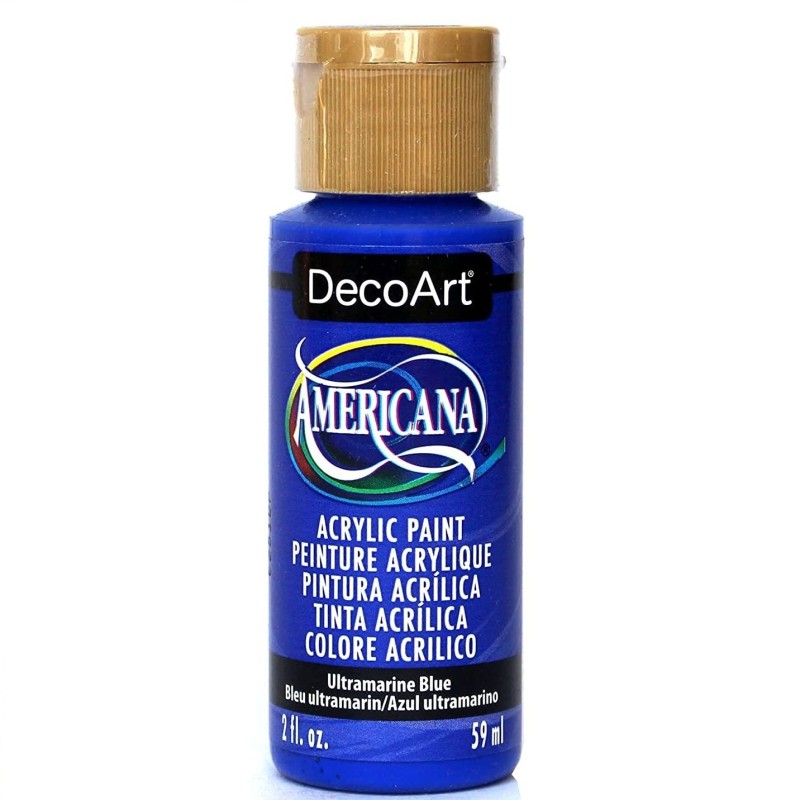 Acrílico Azul Ultramarino Acabado Mate de DecoArt Americana 59ML