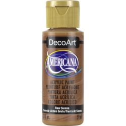 Acrílico Tierra de Siena - Raw Sienna Acabado Mate de DecoArt Americana 59ML