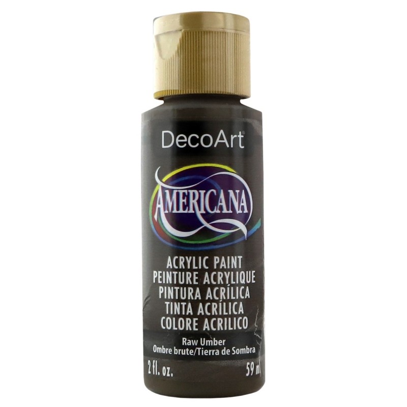 Raw Umber Acrylic Matte Finish by DecoArt Americana 59ML