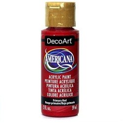 DecoArt Americana 59ML Matte Primary Red Acrílico