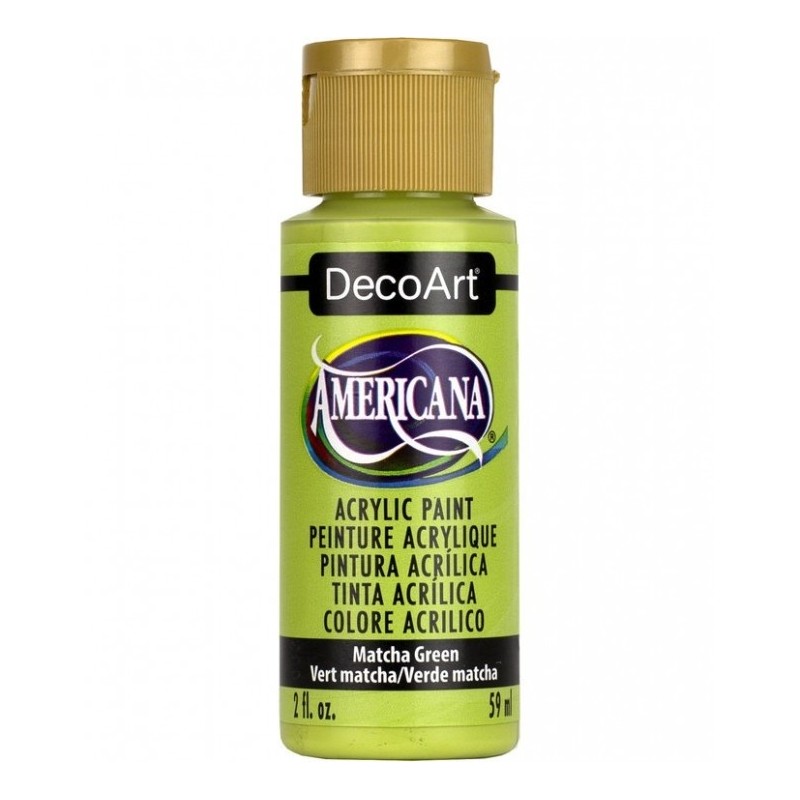 Matcha Green Acrylic Matte Finish by DecoArt Americana 59ML