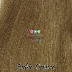 Dark blonde natural hair