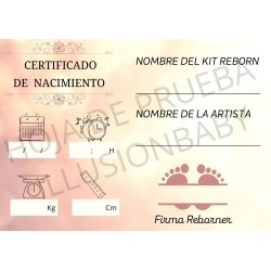 Certificado de Nacimiento Modelo Huellas