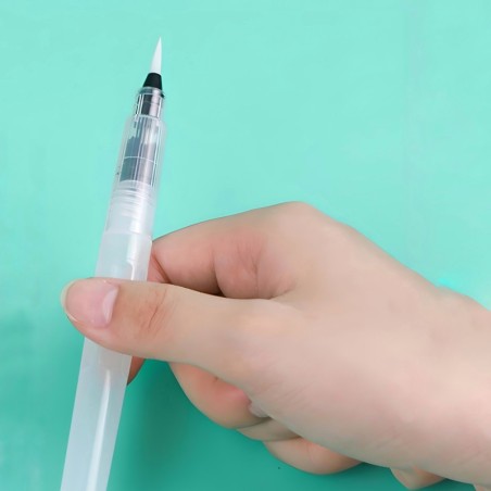 Fine refillable brush