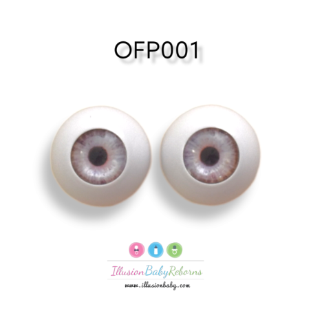 Ojos Grises acrílicos fabricación propia