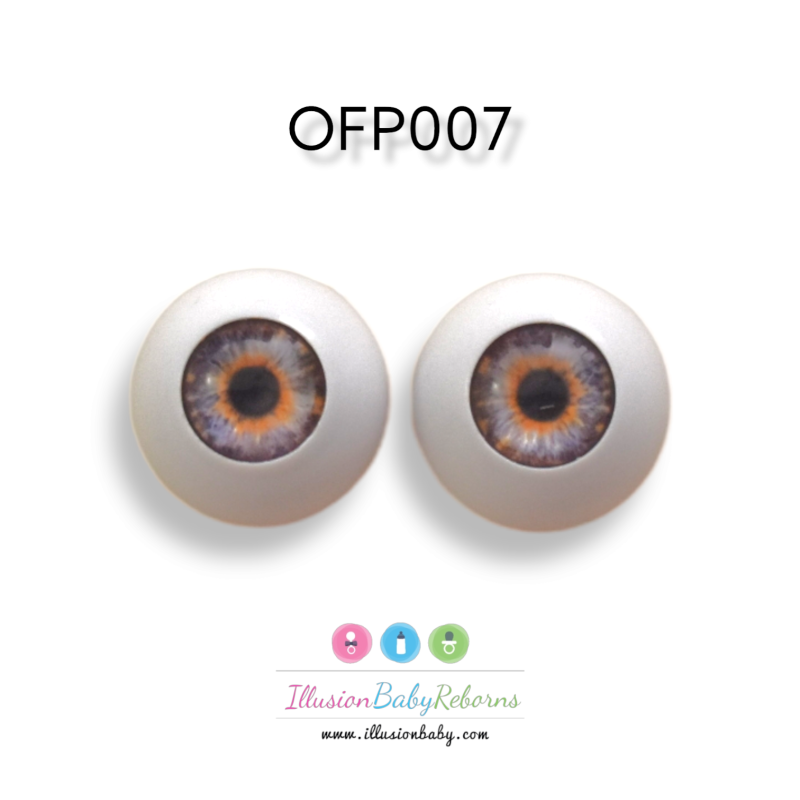 Own-made acrylic Sunrise eyes OFP007
