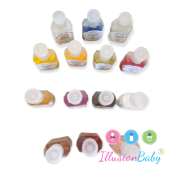 American Air Dry Paints Pack 14ud x 30ml for Reborn