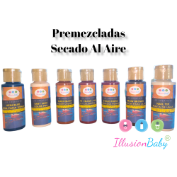 Premixed Paints Air Drying 7 Colors For Reborn