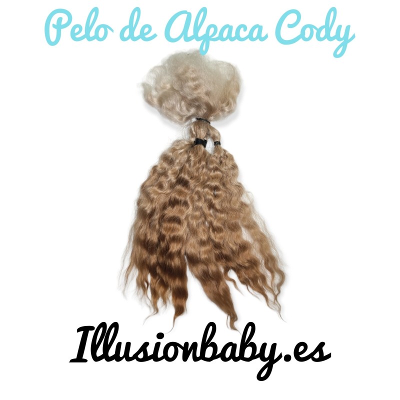 Pelo de Alpaca Cody para Reborn