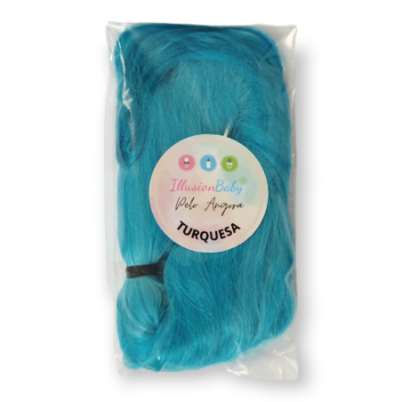 Premium Turquoise Angora Mohair
